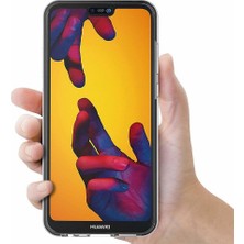 Microsonic Huawei P20 Lite Kılıf 6 Tarafı Tam Full Koruma 360 Clear Soft Şeffaf