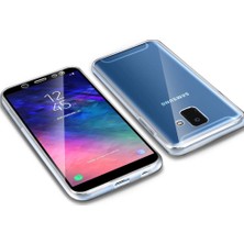 Microsonic Samsung Galaxy A6 2018 Kılıf 6 Tarafı Tam Full Koruma 360 Clear Soft Şeffaf