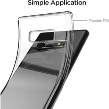 Microsonic Samsung Galaxy Note 9 Kılıf Transparent Soft Beyaz