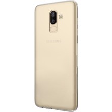 Microsonic Samsung Galaxy J8 Kılıf Transparent Soft Beyaz