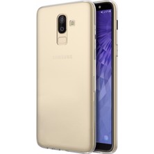 Microsonic Samsung Galaxy J8 Kılıf Transparent Soft Beyaz