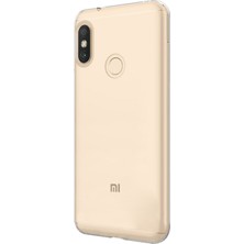 Microsonic Xiaomi Mi A2 Lite Kılıf Transparent Soft Beyaz