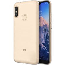 Microsonic Xiaomi Mi A2 Lite Kılıf Transparent Soft Beyaz