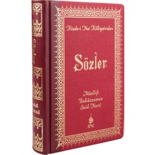 Sözler - Risale-i Nur (Büyük Boy Sırtı Deri)