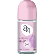 8X4 Soft Kiss Roll-On Deodorant 50Ml Kadın