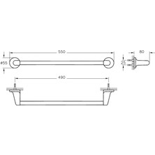 Artema Marin A44944 Uzun Havluluk, Krom