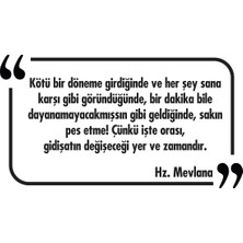 Tilki Dünyası Dekoratif Duvar Yazısı Sticker 016