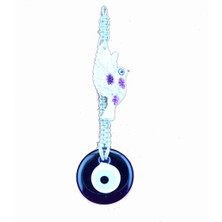 Gift Home Kuş Desenli Seramik Objeli Nazar Boncuğu