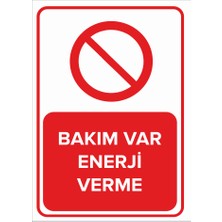 Renkli Reklam Bakım Var Enerji Verme Levhası (Sac Malzeme)