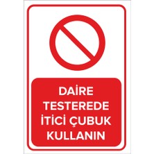 Renkli Reklam Daire Testerede İtici Çubuk Kullanın Levhası (Sac Malzeme)