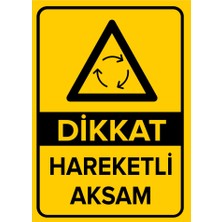 Renkli Reklam Dikkat Hareketli Aksam Levhası (Sac Malzeme)