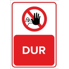 Renkli Reklam Dur Levhası (Sac Malzeme)