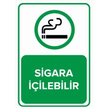Renkli Reklam Sigara İçilebilir Levhası (Sac Malzeme)