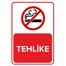 Renkli Reklam Tehlike Levhası (Sac Malzeme)