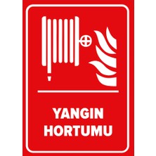 Renkli Reklam Yangın Hortumu Levhası (Sac Malzeme)