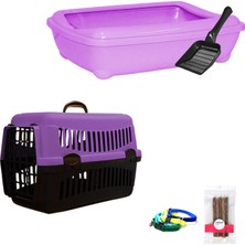 Petfony Açık Kedi Tuvaleti, Kedi Taşıma Çantası, Isırma Oyuncağı catnip ve Tasma