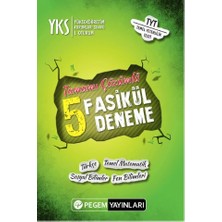 Pegem Akademi Yayıncılık TYT 1. Oturum Tamamı Çözümlü 5 Fasikül Deneme
