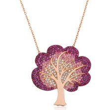 KENPAZAR Gumush Gümüş Hayat Ağacı Kolye