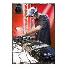 Cakasepetim Ahşap Tablo Çılgın Dj