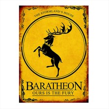 Cakasepetim Ahşap Tablo House Baratheon 1