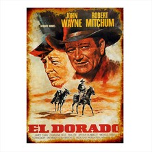 Cakasepetim Ahşap Tablo El Dorado Film Afişi