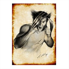 Cakasepetim Ahşap Tablo Wolverine