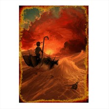 Cakasepetim Ahşap Tablo Çocuğun rüyası