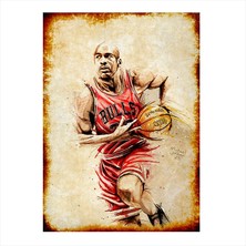 Cakasepetim Ahşap Tablo basketbolcu