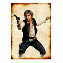 Cakasepetim Ahşap Tablo Star Wars Han Solo 2