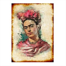 Cakasepetim Ahşap Tablo Frida kahlo tablosu