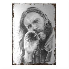 Cakasepetim Ahşap Tablo Lemmy Kilmister 2