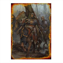 Cakasepetim Ahşap Tablo Hayalet şövalye