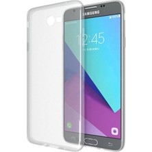 Ehr. Samsung Galaxy J5 2017 Ultra Lüx Soft Şeffaf Silikon Kılıf + Ekran Koruyucu Cam