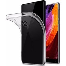 Ehr. Xiaomi Mi Mix Ultra İnce Ultra Lüx Soft Şeffaf Silikon Kılıf + Ekran Koruyucu Cam