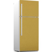 Tilki Dünyası Buzdolabı Ön Yüz Kapak Kaplama Sticker 547 Altın