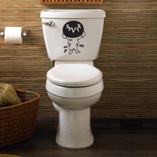 Tilki Dünyası Yaramaz Çocuk Klozet Kapağı Sticker