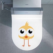 Tilki Dünyası Minnik Kuş Klozet Kapağı ve Banyo Sticker