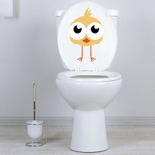 Tilki Dünyası Minnik Kuş Klozet Kapağı ve Banyo Sticker