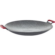 Oms 40 Cm Granit Çift Taraflı Sac Tava