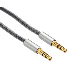Hama 3.5mm - 3.5mm Aluline Altın Uçlu Ses Kablosu 0.5m