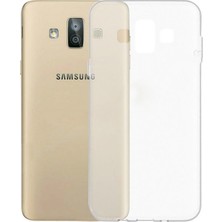 Gpack Samsung Galaxy J7 Duo Kılıf 0.2 mm Silikon İnce Silikon Şeffaf