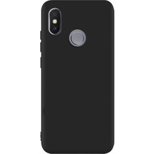 Gpack Xiaomi Mi A2 Kılıf Premier lüx Mat Silikon + Nano Koruma Siyah