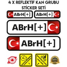 Çınar Extreme TR AB rH + Reflektif Kan Grubu Seti Sticker