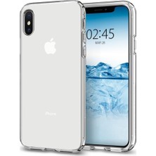 Spigen Apple iPhone XS / iPhone X Kılıf Liquid Crystal 4 Tarafı Tam Koruma Clear - 063CS25110