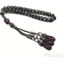 Pigado 1000 Ayar Trabzon Kazaz Örme Gümüş Tesbih