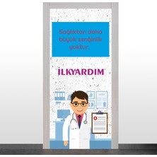 Okularenkkat İlkyardım Odası Kapı Giydirme-3.2