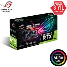 Asus ROG Strix Gaming GeForce RTX 2080 Ti OC 11GB 352Bit GDDR6 (DX12) PCI-E 3.0 Ekran Kartı ROG-STRIX-RTX2080TI-O11G-GAMING 