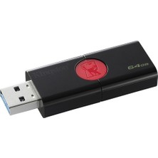 Kingston DataTraveler 106 64GB USB 3.0 Bellek DT106/64GB
