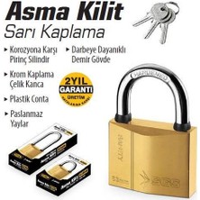 SGS 1304 Sarı Asma Kilit Kısa 50 mm