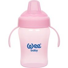Wee Baby Colurful Akıtmaz Kulplu Bardak 240 ml (Antikolik) - Pembe
